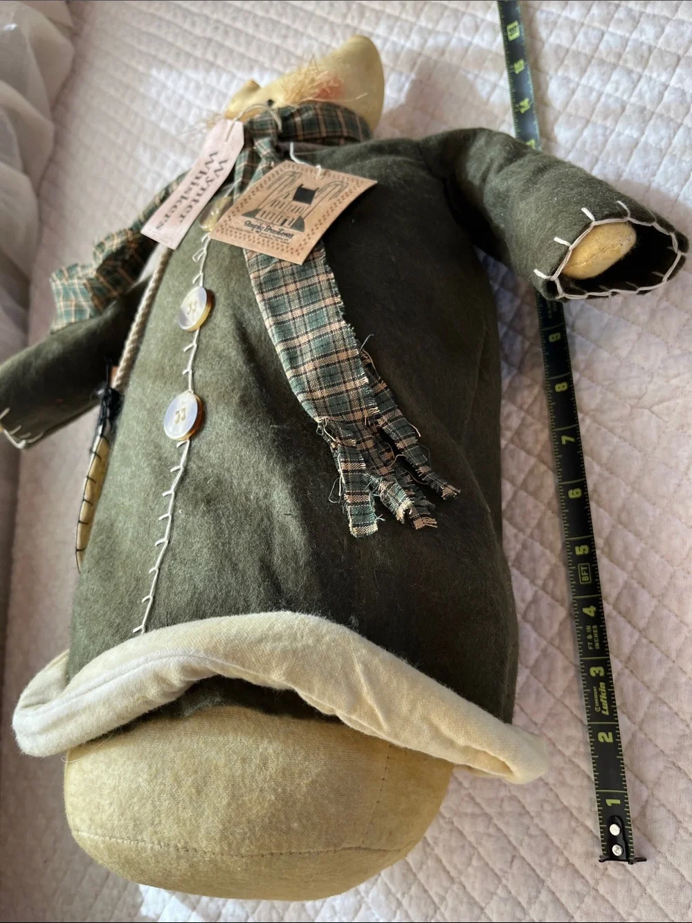 Pearsons simply primitives hand made folk art cat